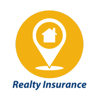 Realty Insurance yellow icon button