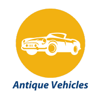 car logo vector yellow button icon